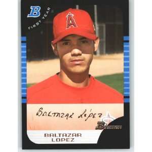  2005 Bowman #223 Baltazar Lopez FY RC   Anaheim Angels (RC 