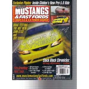  MUSCLE MUSTANGS & FAST FORDS SEPTEMBER 2001 VOL. 14, NO. 9 