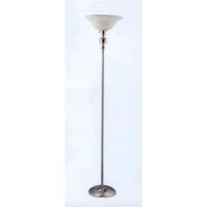  Metal Torchiere Lamp With Orbs Base