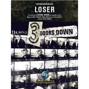  Sheet Music Loser 3 Doors Down 69 