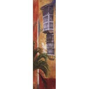  Balcones De Cartagena I   Poster by Patricia Pinto (10x39 