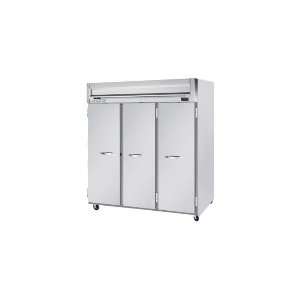   Refrigerator, 3 Solid Full Door, Stainless Front & Interior, 74 cu ft