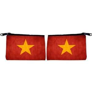  Rikki Knight Vietnam Flag Scuba Foam Coin Purse Wallet 