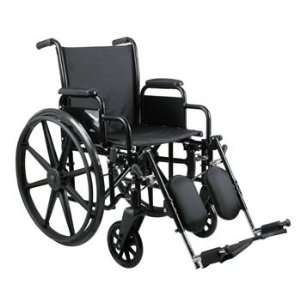 Medline Excel K3 Wheelchair, 300 Lb Weight Capacity, 18 Inch W, Latex 