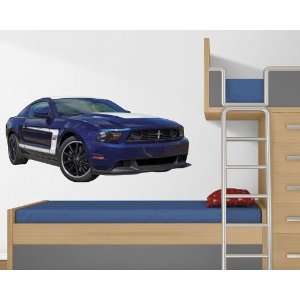  2012 Ford Mustang Boss 302 Kona Blue Peel & Stick Wall 