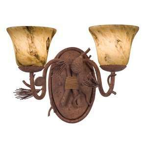  KALCO Lighting 3042 Ponderosa 2 Light Bathroom Light 