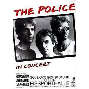  Police, The   Synchronicity 1983   CONCERT   POSTER from 