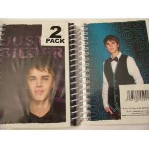  Bieber 2 Pack Spiral Notebooks by Mead (Justin on Blue 