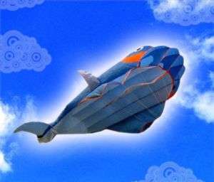 1M 3D HUGE Parafoil Whale Kite, Amazing Gift/ Summer  