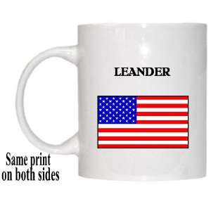  US Flag   Leander, Texas (TX) Mug 