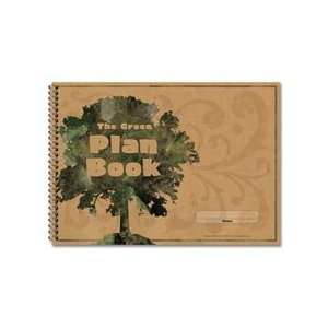  Plan Book, 96 Pages, 9 1/4x13   Sold as 1 EA   The Green Plan Book 