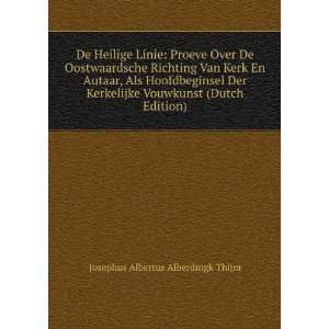   Vouwkunst (Dutch Edition) Josephus Albertus Alberdingk Thijm Books