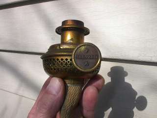 RARE OLD BRASS P & A HARVARD ANTIQUE OIL LAMP BURNER PART  