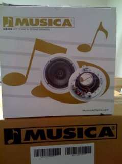 MTX Musica M612C In Ceiling Speakers Pair NEW 715442631568  