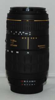 Quantaray 70 300mm LDO Macro Zoom Lens for Nikon D3000 D3100 D5000 