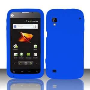 Accessory For Boost Mobile ZTE WARP Soft Gel Phone Cover BLUE SKIN 