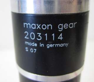 MAXON EC MOTOR U00021A w/ GEARHEAD 203114  