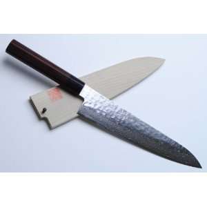  YOSHIHIRO  NSW Hammered Damascus Chef Knife Gyuto Knife 