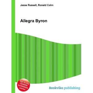  Allegra Byron Ronald Cohn Jesse Russell Books
