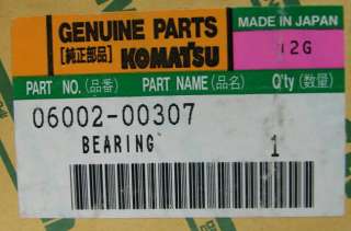 06002 00307 Komatsu part # NU307 NSK 80mm BEARING  