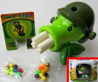 PVZ Plants vs Zombies Game Bursts Running pea Shooter Toy #7816  
