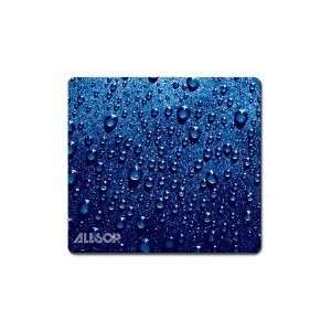  Raindrop Mouse Pad, Blue