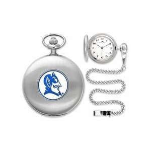  Duke Blue Devils Silver Pocket Watch