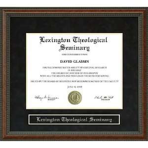 Lexington Theological Seminary (LTS) Diploma Frame  Sports 