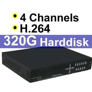  4 Channel DVR H.264 320G Hard Drive DVR Digital Video Recorder 
