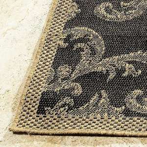    weather Rugs   Black/Natural, 86 x 13   Frontgate