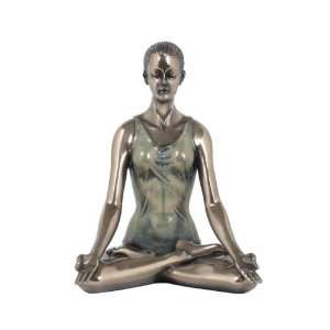   Woman Figure in Yoga Lotus Position Collectible Gift