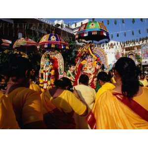  Worshippers at the Hindu Deepavali Festival in the Sri 