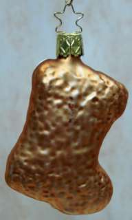 INGE GLAS Stocking Ginger Cookie Iced ORNAMENT 68450  