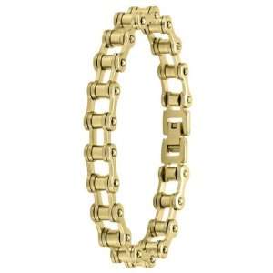  Invicta Jewelry 4639 18k Goldplated Cycle Bracelet 