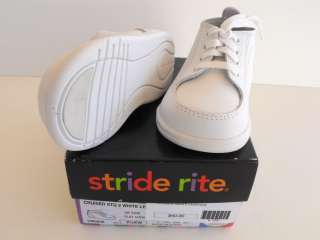   Rite #1395656 Cruiser Stg 2 White Leather Cruising Shoes Sz 2.5 XW NIB