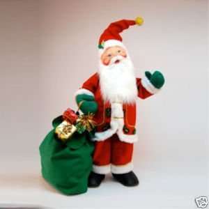 Annalee 30 & 28 Mr. & Mrs. Santa Claus Mobilitee Christmas Elegance 