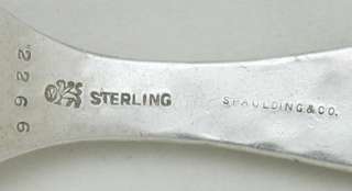 Whiting sterling baby spoon fork set 59g  