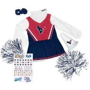  Houston Texans Girls 4 6X Cheerleader Gift Set Sports 