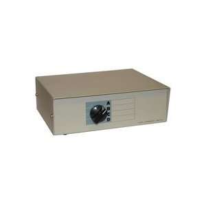 Beige 1x DB 25 to 4x Centronics 36 Switch Box  Industrial 