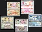 vietnam set 9 p 100101 106107 10 8 unc banknotes