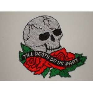  TILL DEATH DO US PART Embroidered Patch 3 1/4 X 3 1/4 