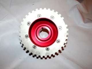 MK1 CRANK PULLEY WITH EDIS TRIGGER WHEEL STARION RED  
