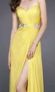 Yellow Evening Dress Prom Dress Sweetheart Long Cheap US 2 4 6 8 10 12 