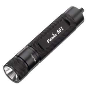  Fenix E01 10 Lumen Mini LED Flashlight   Choose from Black 
