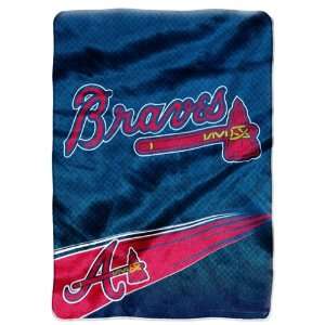  Atlanta Braves 60 x 80 Royal Plush Raschel MLB Blanket 