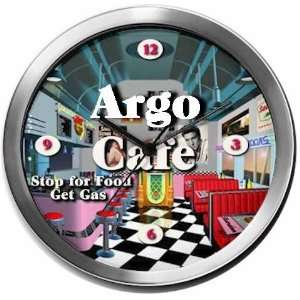  ARGO 14 Inch Cafe Metal Clock Quartz Movement Kitchen 