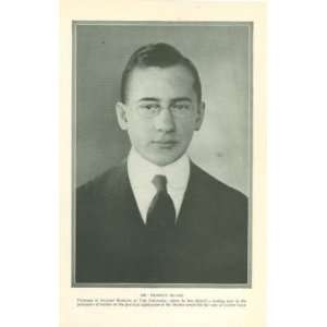    1925 Print Francis Blake Yale University Professor 