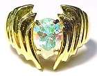 2ct Mystic Topaz / Gold Plated Sterling Silver