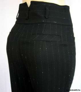 Nanette Lepore $495 Womens Black Dress Pants 8/42 NWOT  