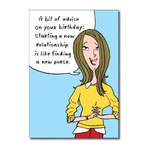  Funny Happy Birthday Card New Purse Humor Greeting Stan 